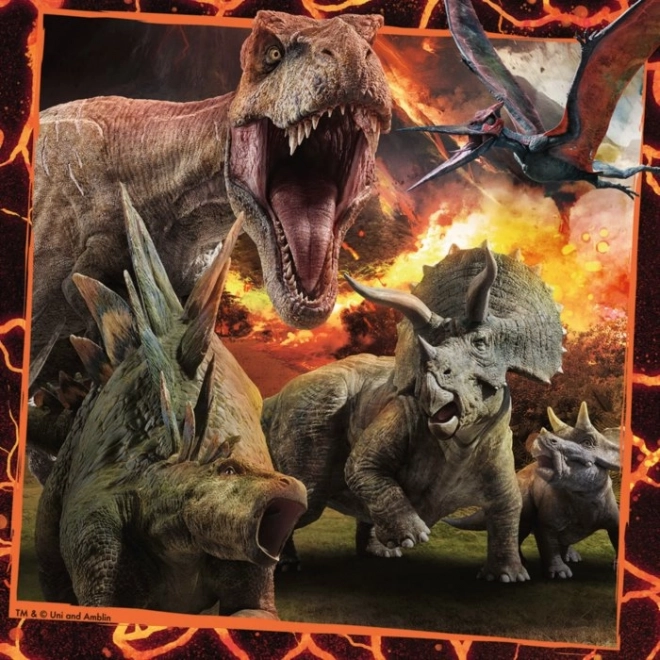 Puzzle Jurassic World 3x49 Pezzi - Ravensburger