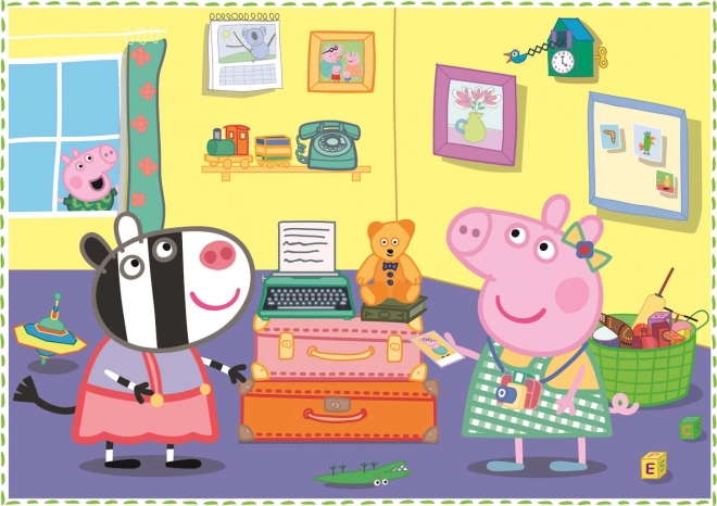 Puzzle Peppa Pig - Ricordi delle Vacanze 4 in 1