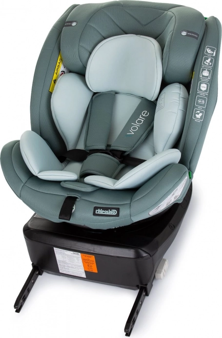 Seggiolino Auto Chipolino Volare i-Size Verde Pastello 40-150 cm Isofix 360°