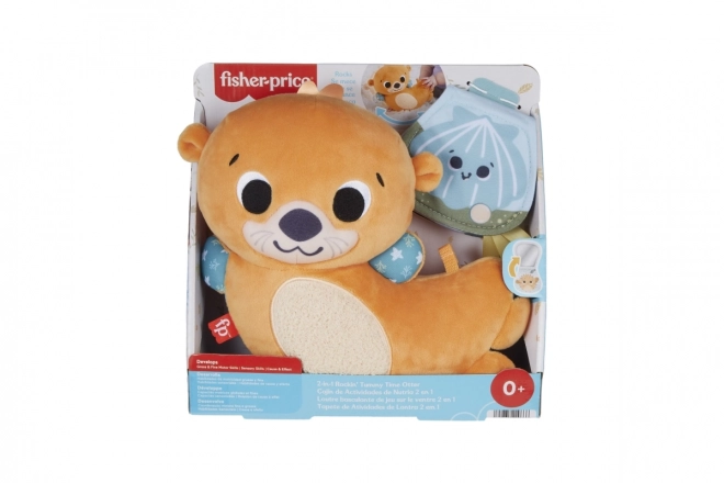 Peluche Lontra Sensoria Con Libro Fisher-Price