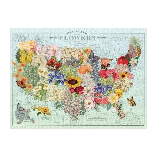 Puzzle Fiori degli Stati Uniti 1000 pezzi