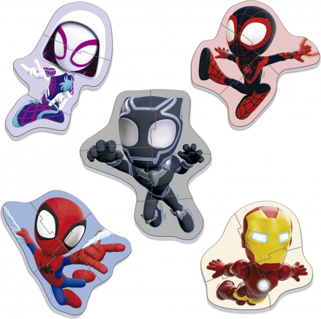 Educa Baby Puzzle Spidey e Suoi Amici 5 in 1