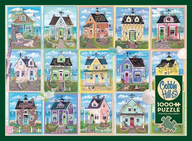 Puzzle Case sul Mare COBBLE HILL 1000 Pezzi