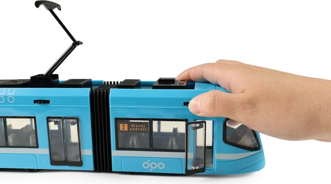 Tram moderna Ostrava blu 47 cm
