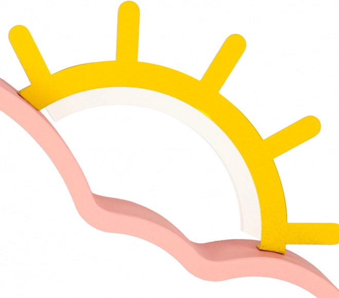 Lampada LED nuvola rosa con telecomando
