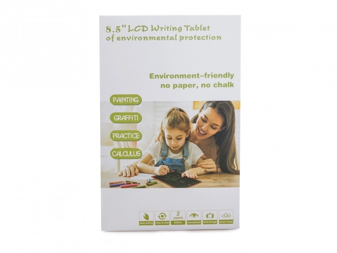 Tablet grafico 8,5" per disegnare per bambini con stilo colore bianco