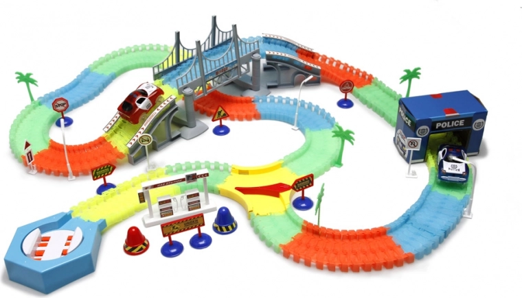 Macchinina LED che si illumina durante la corsa