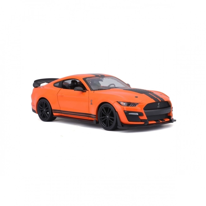 Modello in scala Mustang Shelby GT500 2020 arancione 1:24