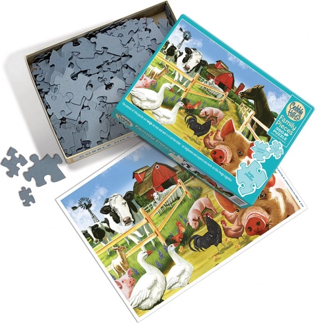 Puzzle famigliare Benvenuti alla fattoria 350 pezzi