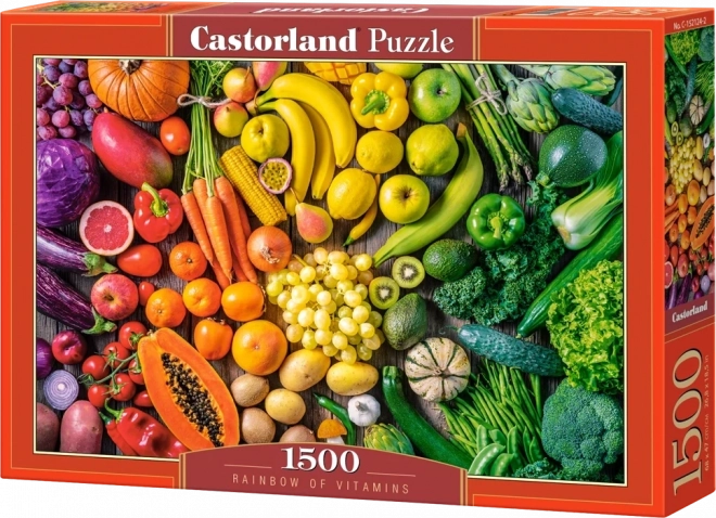 Puzzle Arcobaleno Vitaminico Castorland 1500 Pezzi