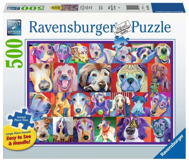 Puzzle Ahoj Cani XXL 500 Pezzi