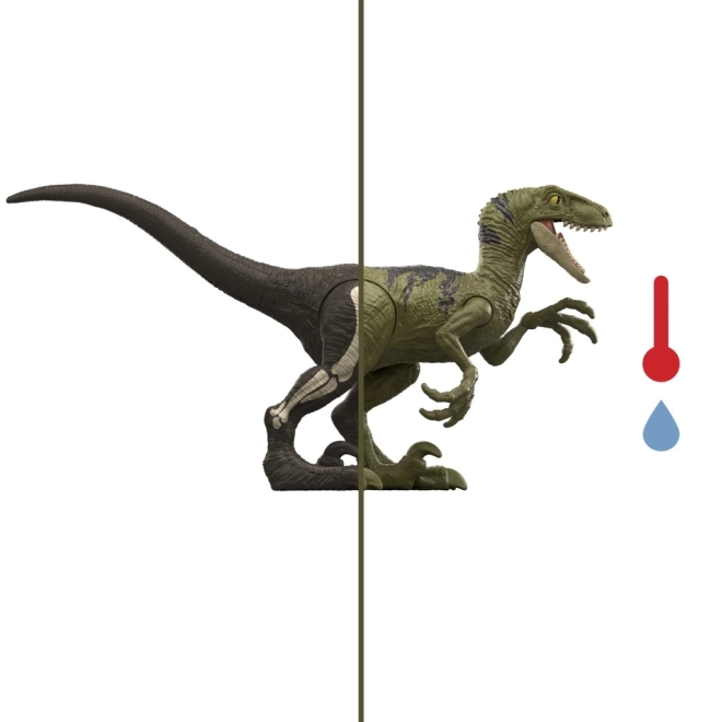 Mondo giurassico dinosauro con sorpresa