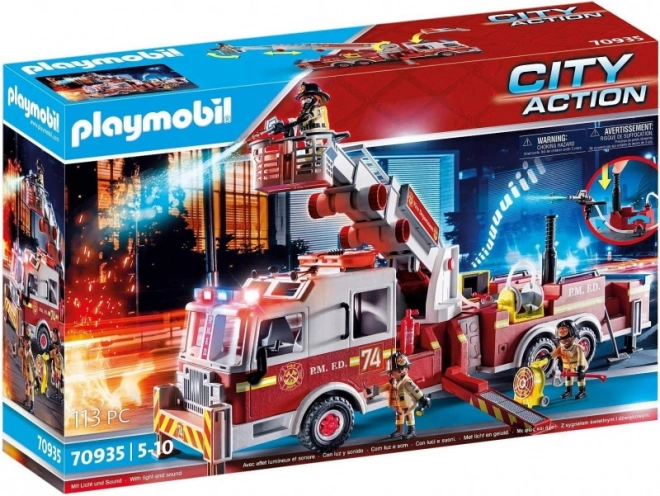 Veicolo dei pompieri City Action: US Tower Ladder