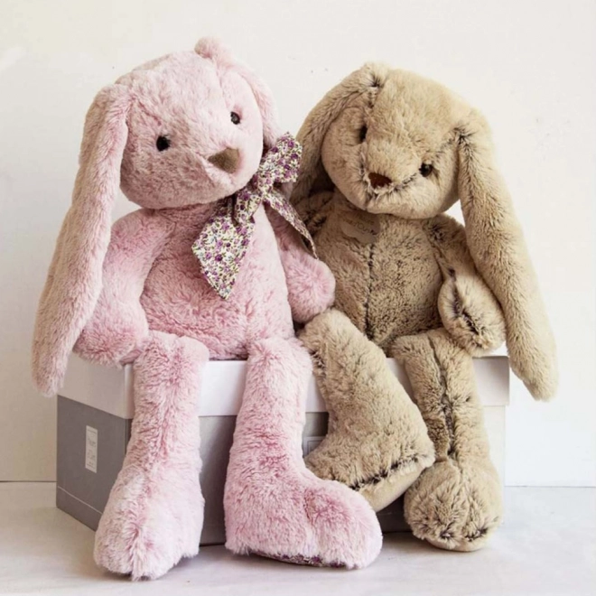 Coniglietto rosa peluche Doudou Histoire d'Ours 40 cm