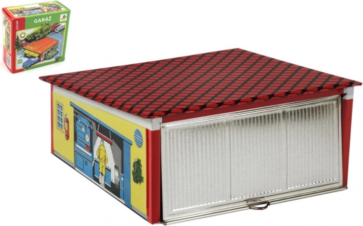 Garage in metallo per macchinine KOVAP 15 × 16 × 13 cm