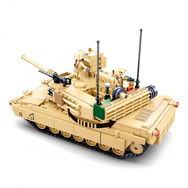 Sluban mattoncini modello carro armato M1A2 Abrams