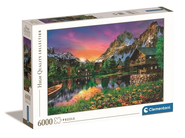 Puzzle Lago nelle Alpi 6000 Pezzi