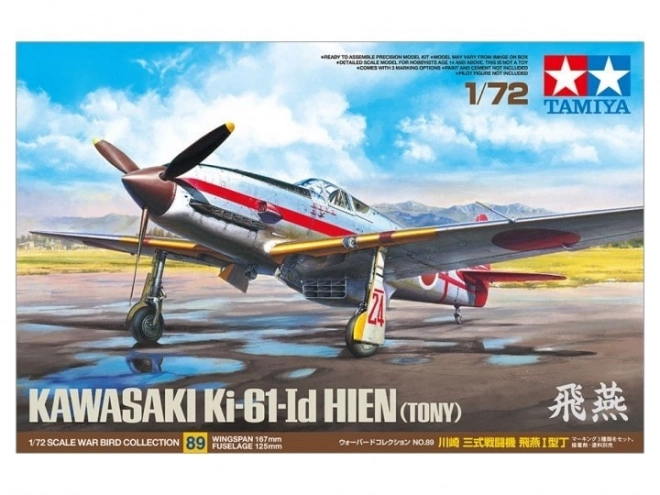 Modello in plastica Kawasaki Ki-61 Id Hien Tony