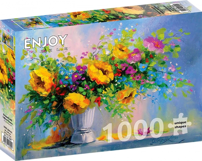 Puzzle 1000 Pezzi Bouquet di Fiori Gialli