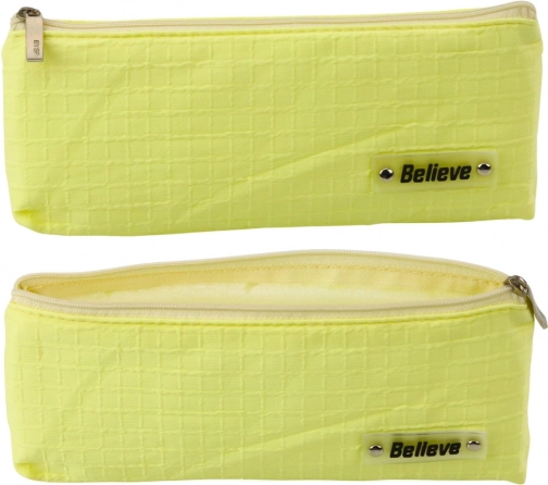Astuccio giallo con motivo in rilievo