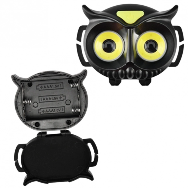 Lampada Frontale LED per Bambini a Forma di Gufo