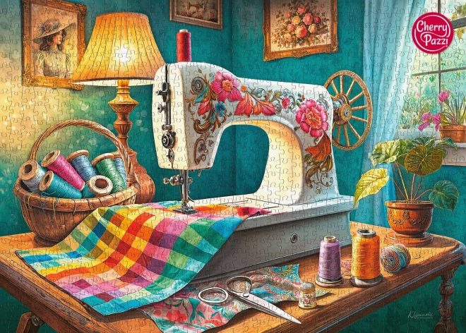 Cherry Pazzi Puzzle Il mio angolo da cucito 1000 pezzi