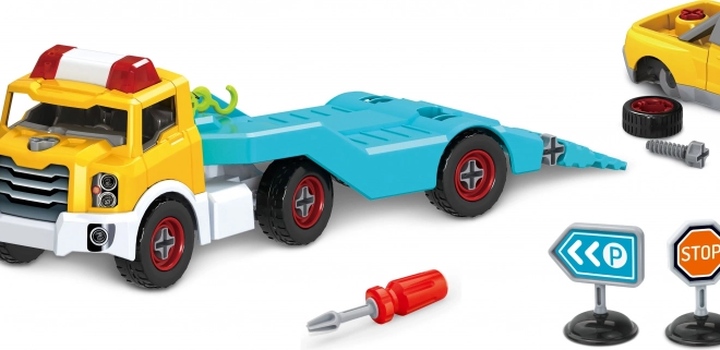 Camion con rimorchio di 37cm con viti