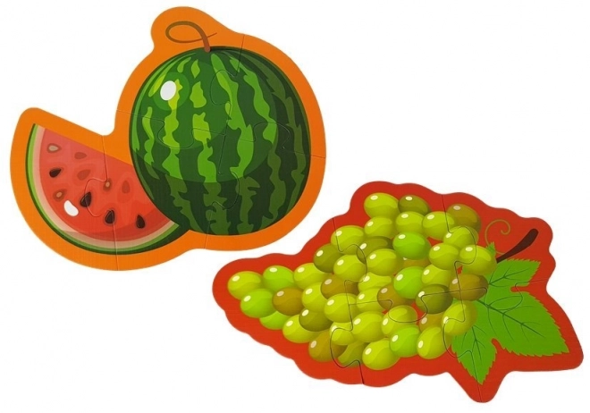 Puzzle educativi frutta per neonati
