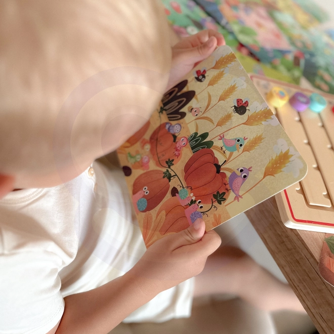 Tooky Toy gioco in legno Imparare a contare gli animali