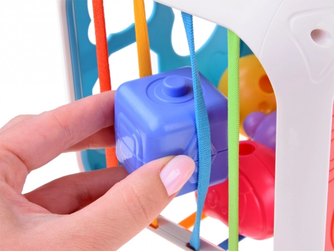 Cubo musicale interattivo con forme per bambini