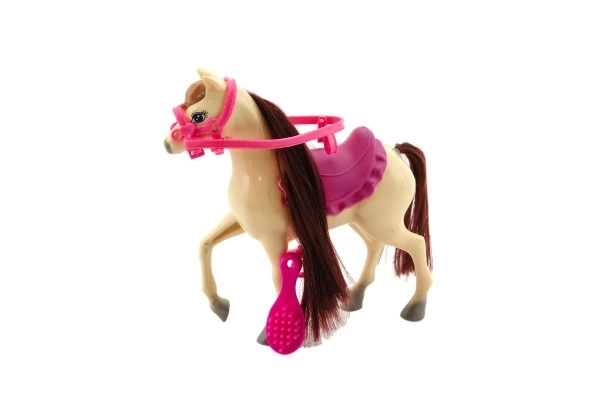 Cavallo da Toelettatura in Plastica con Accessori