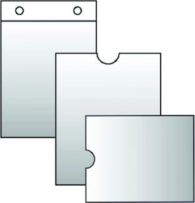 Custodia trasparente per documenti 110x140mm