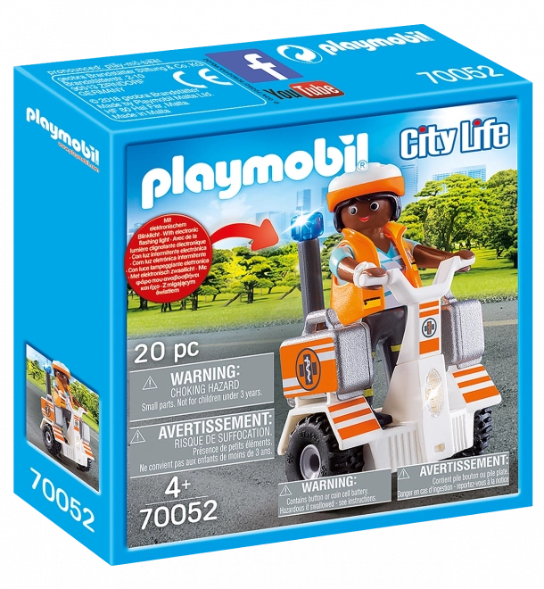 Duo Scooter di Soccorso con Luci PLAYMOBIL City Life