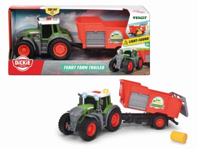 Trattore con Rimorchio Fendt 26 cm