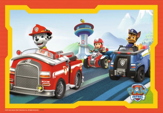 Puzzle Paw Patrol in azione 2x12 pezzi