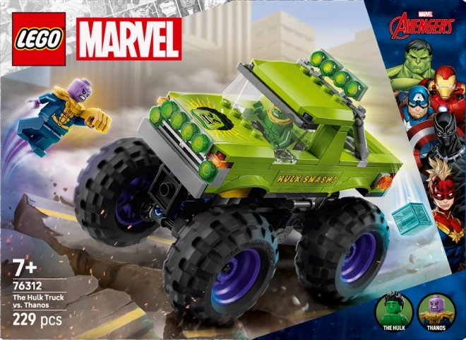 Lego Marvel camion di Hulk vs Thanos