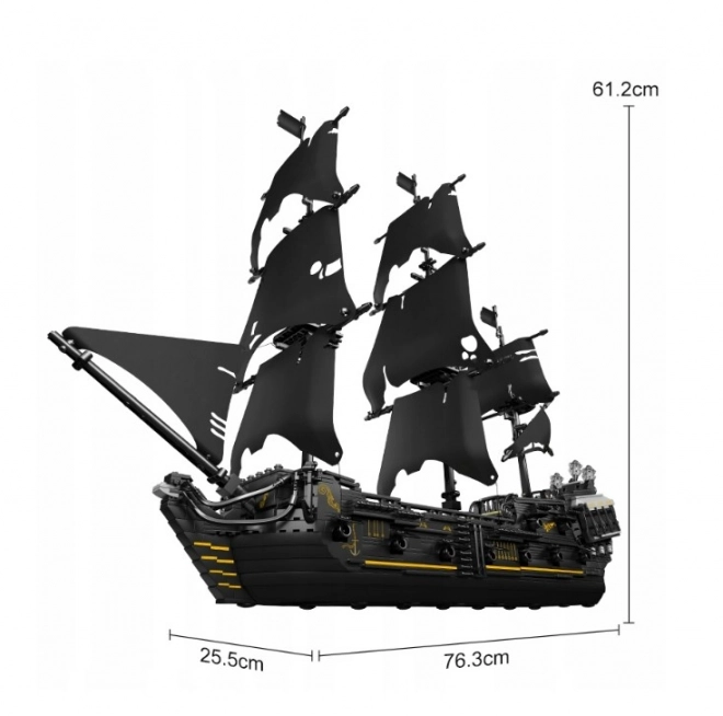 Costruzione Nave Pirata Vela Nera