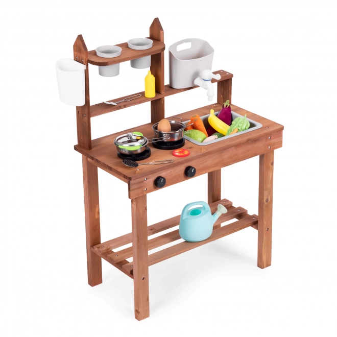 Cucina per bambini in legno di abete ECOTOYS