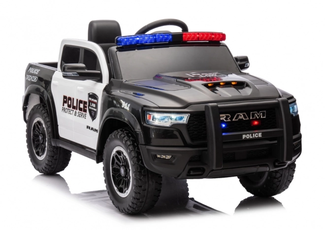 Auto Elettrico Dodge Ram della Polizia Nero