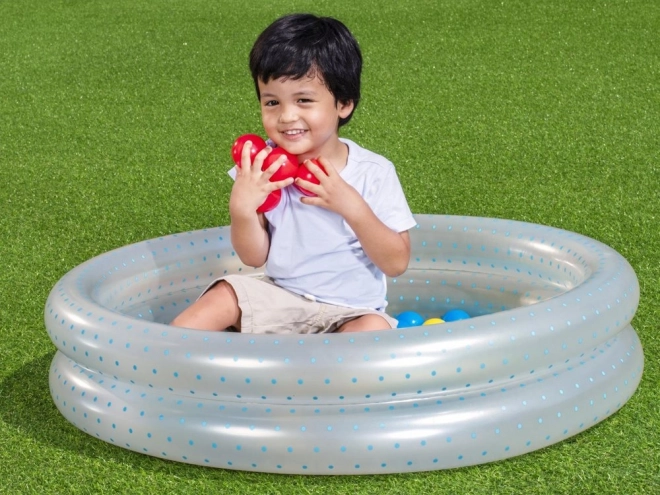 Piscina gonfiabile rosa per bambini con palline BESTWAY