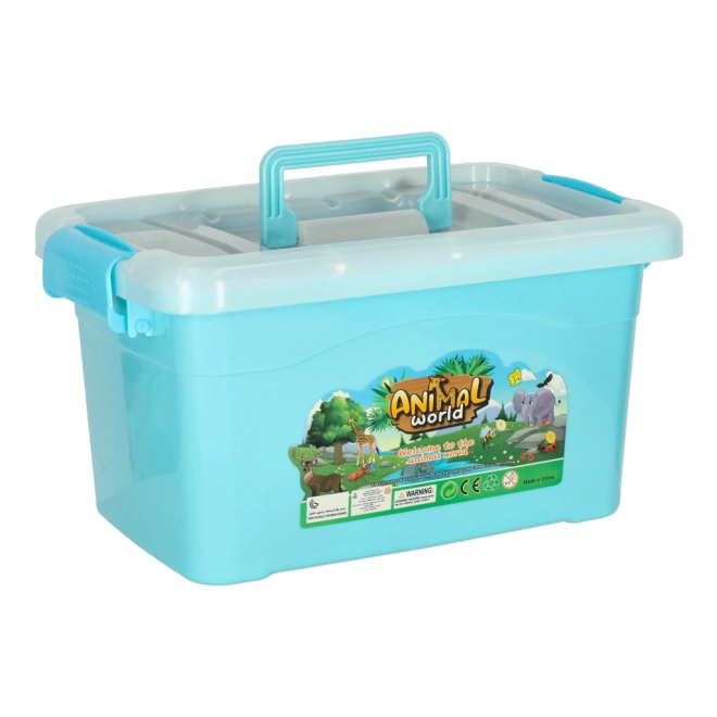 Pratico box portaoggetti con maniglia
