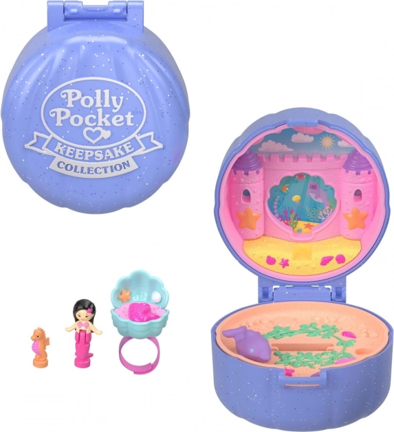 Figure Polly Pocket Set con anello Sirenetta