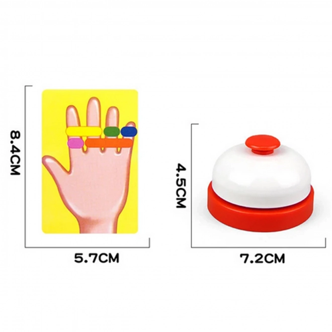 Gioco di abilità Finger Games con elastici colorati per bambini 4+