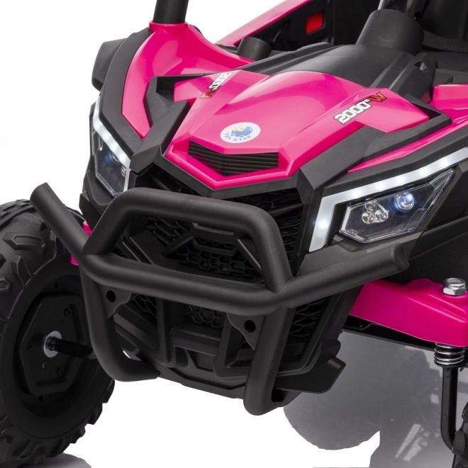 Auto elettrico per bambini Buggy Madman UTV-MX rosa
