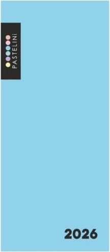 Agenda mensile blu PASTELINI