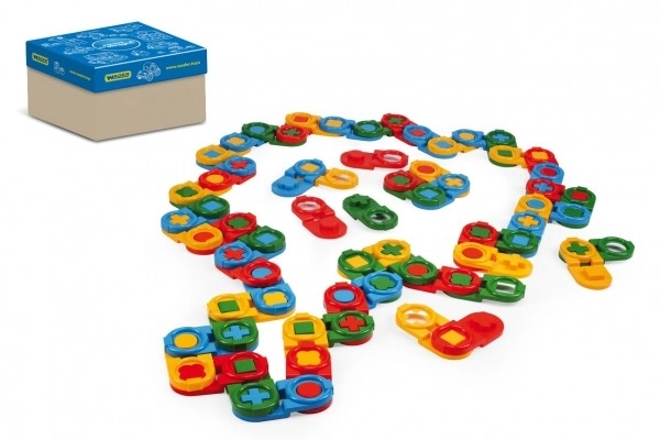 Domino in plastica 64 pezzi Wader