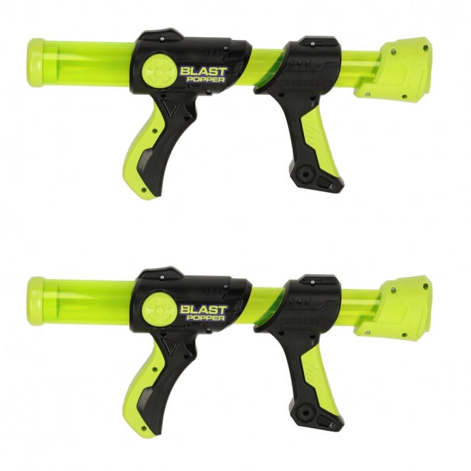 Set pistola spara palline in schiuma x2 con maschere protettive x2