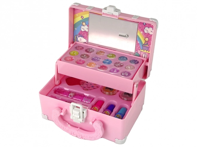 set bellezza trucco rosa unicorno