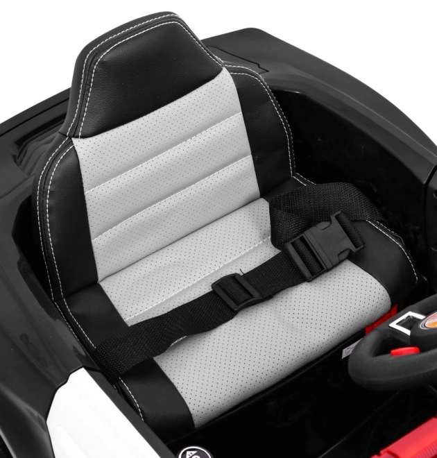 Auto elettrico per bambini GT Sport Polizia nero