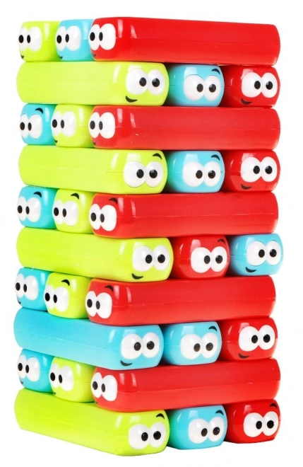 Gioco di destrezza Jenga Junior per bambini 3+ Torre traballante con mattoncini colorati